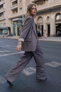 BLAZER À POIGNETS IMPRIMÉS