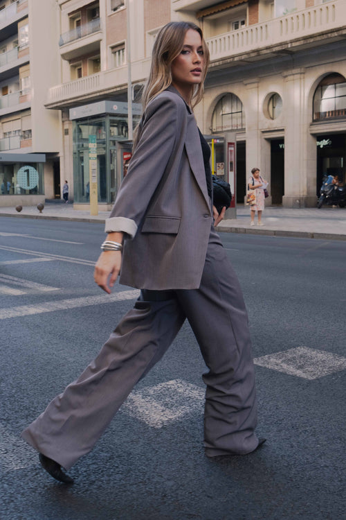 BLAZER À POIGNETS IMPRIMÉS