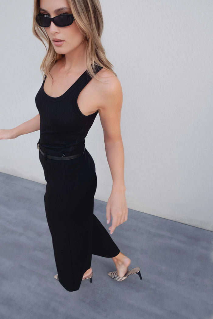 PANTALON CULOTTE AVEC CEINTURE