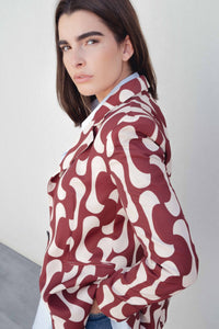 BLAZER  ESTAMPADA