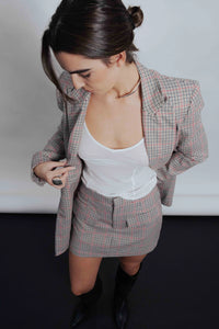 Blazer croisé à boutons