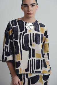 BLUSA ESTAMPADA