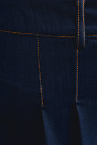 BERMUDA FLUIDA EFECTO DENIM