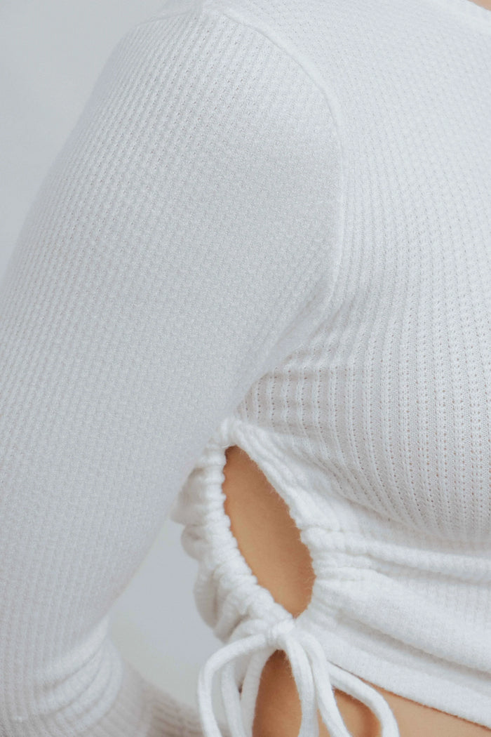 T-SHIRT À FRAPPEMENTS SUR LES CÔTÉS