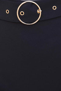 JUPE MIDI AVEC CEINTURE