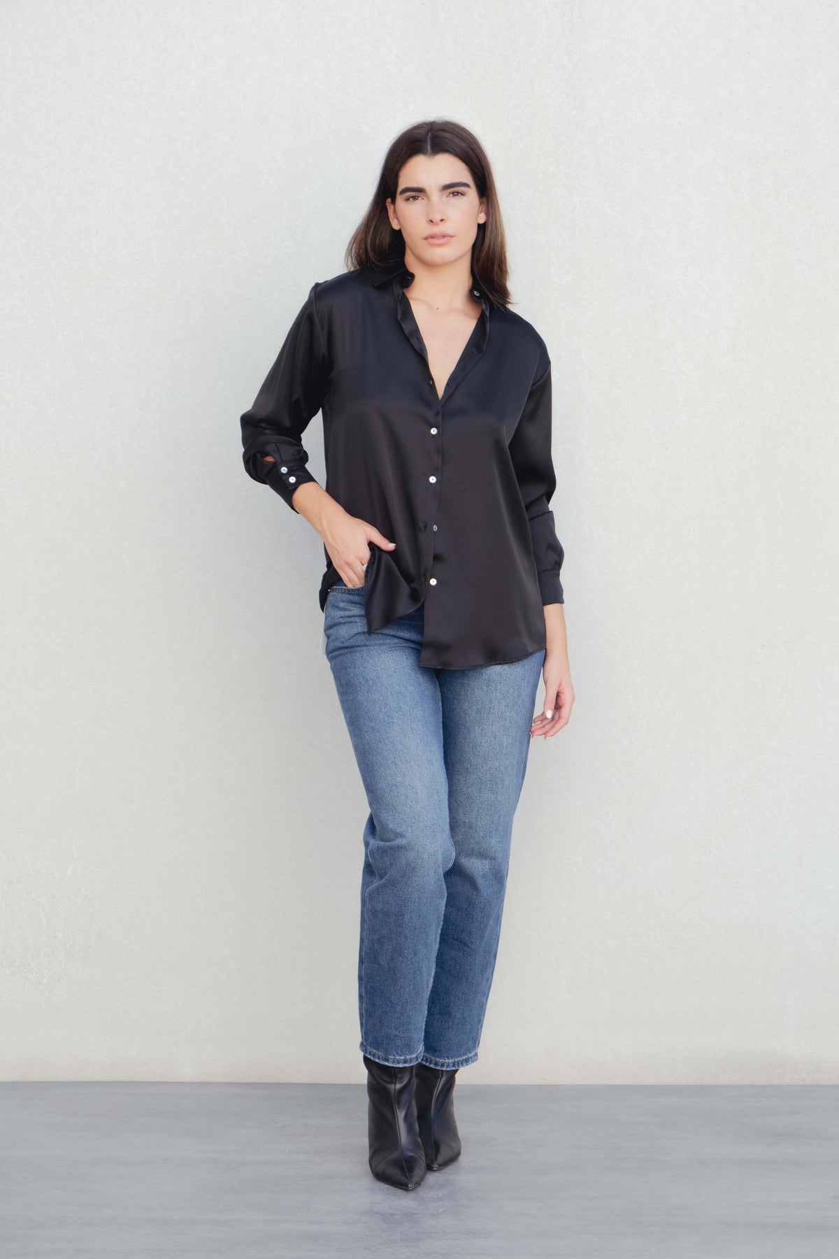 CAMISA SATINADA