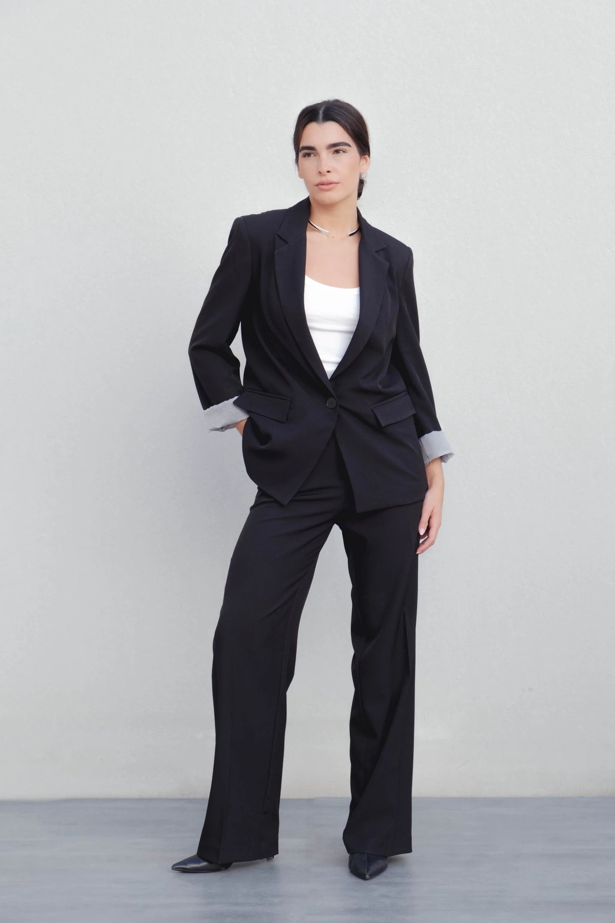 BLAZER À POIGNETS IMPRIMÉS