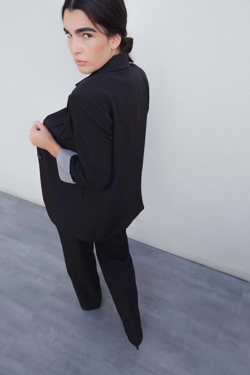 BLAZER À POIGNETS IMPRIMÉS