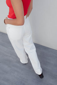 JEANS WIDE LEG TIRO MEDIO FULL LENGTH