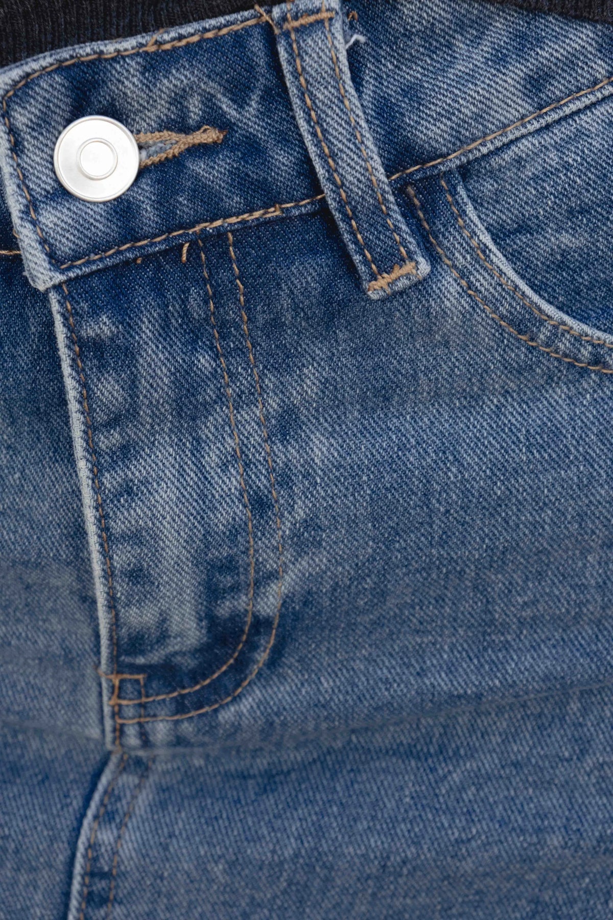 Jupe longue en jean fendue