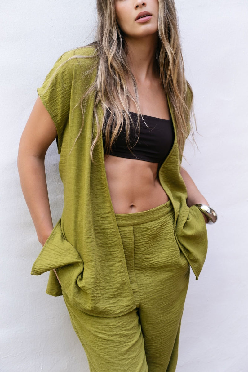 PANTALONS FLUIDES AVEC ÉLASTIQUE